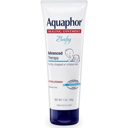Amazon.com: Aquaphor Baby Healing Ointment Advanced Therapy Skin Protectant, Dry Skin and Diaper Rash Ointment, 7 Oz Tube : Baby
