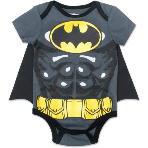 WARNER BROS Justice League Baby Boys' Cosplay 2-Piece Bodysuit and Cape Set