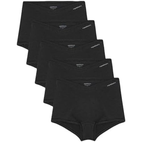 Organic Basics Women's Flex Organic Cotton Boyshort Underwear 5-pack