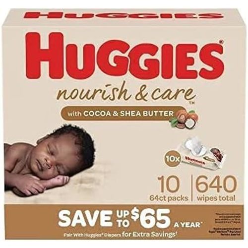 Huggies Nourish & Care Scented Baby Wipes (640 ct.)