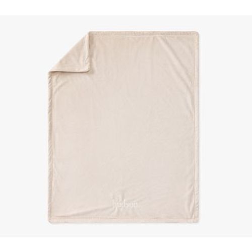 Recycled Chamois Baby Blanket , Taupe