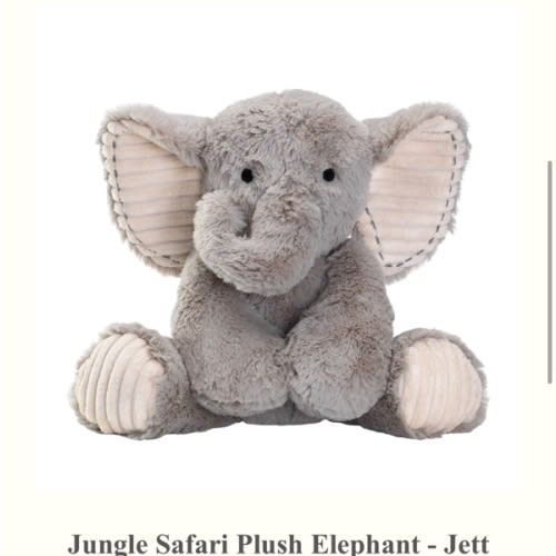 Jungle Safari Plush Elephant - Jett