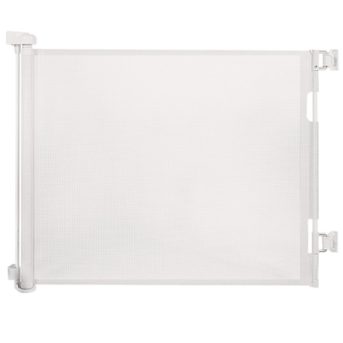 DEAR LOV Retractable Baby Gate, Mesh Baby Gate or Mesh Dog Gate, 33" Tall, Extends up to 55" Wide, Child Safety Gate for Doorways, Stairs, Hallways, Indoor/Outdoor (33"x55",White)