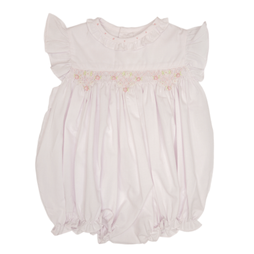Petit Ami 5208 Pink Smocked Bubble