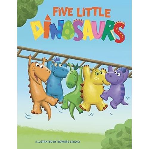 Five Little Dinosaurs - Children's Chunky Padded Board Book - Friendship