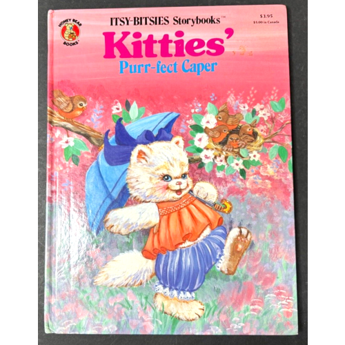 VINTAGE:  ITSY-BITSIES Storybooks KITTIES' Purr-fect Caper 1990 Edition