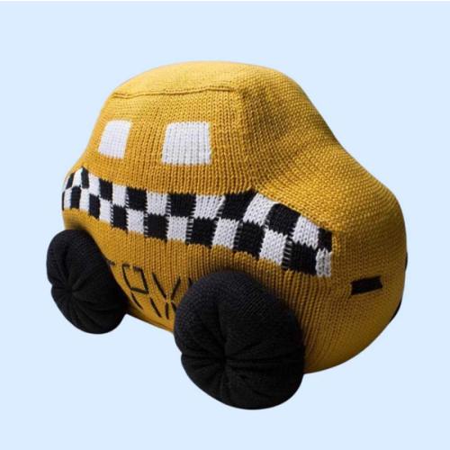 Organic Stuffed Baby Toy - NYC Taxi Pillow | Estella