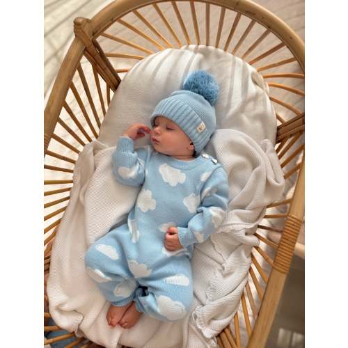 Cloud Dreams Jumpsuit - Powder Blue