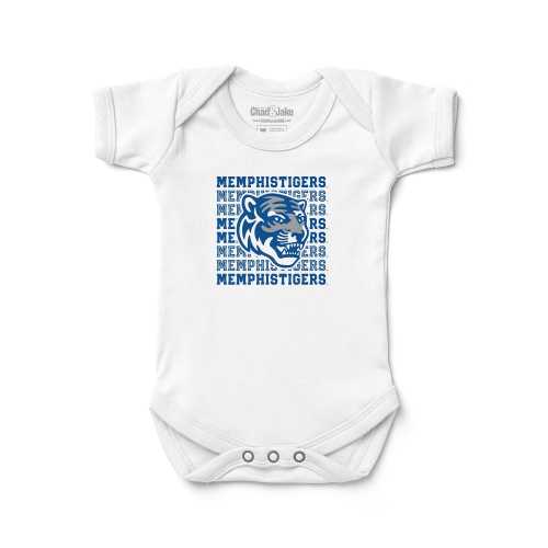 Memphis Tigers Retro Logo Baby Bodysuit | Official NCAA Licensed Infant Bodysuit