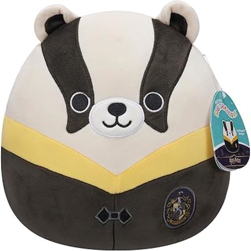 Squishmallows Original “Harry Potter” 10in Hufflepuff Badger in Hogwarts Robe Plush - Ultrasoft Official Jazwares Plush (Medium-Sized)