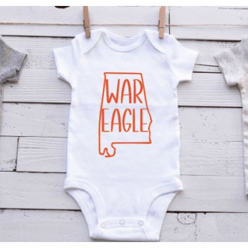 War Eagle Auburn Baby War Eagle Baby Auburn Football War - Etsy