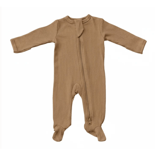Cafe Organic Cotton Ribbed Zipper