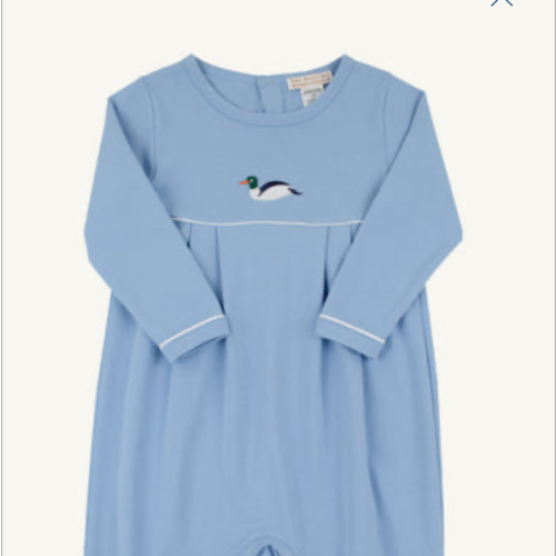 Long Sleeve Bradford Romper - White