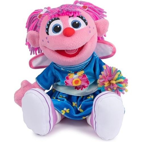 GUND Sesame Street Official Abby Cadabby Muppet Plush, Premium Plush Toy for Ages 1 & Up, Pink/Blue, 11”