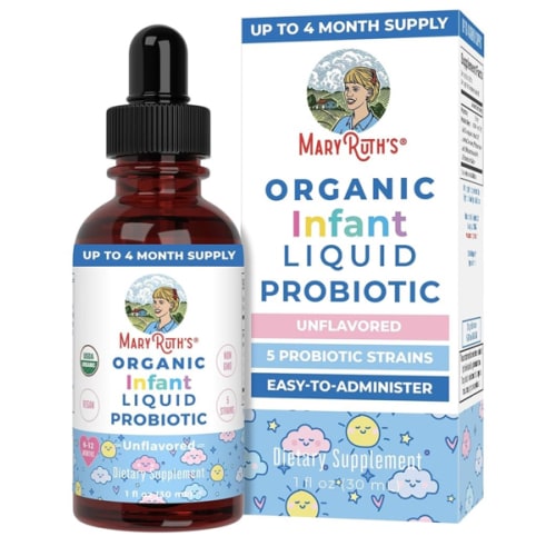 MaryRuth Organics USDA Organic Infant Liquid Probiotic Drops