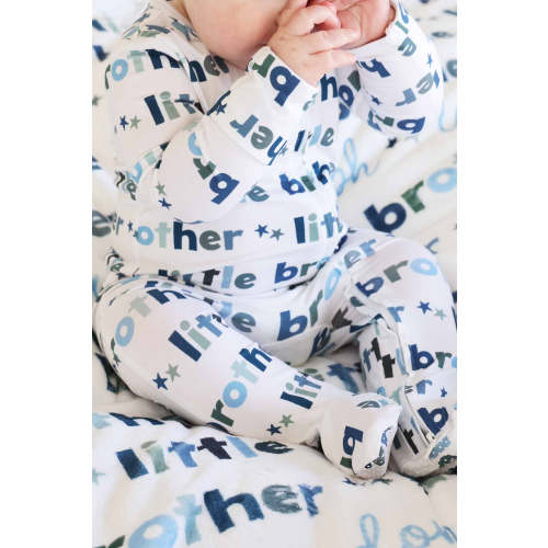 Little Sibling Zipper Footie