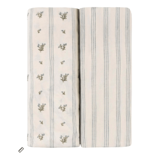 Linear Berry Leaf Bassinet Sheet Set – Ely's & Co.