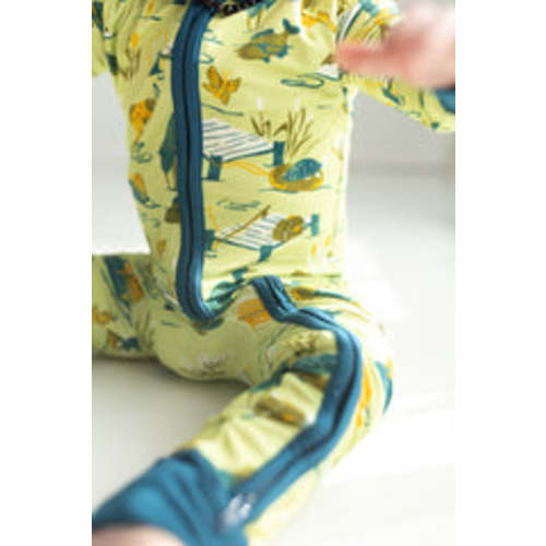 Day at the Pond Sleeper- Green