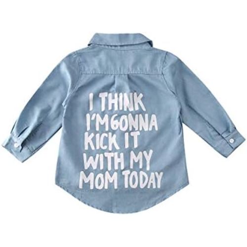 Toddler Long Sleeve Shirt Baby Boy Girl Plaid Top for Toddler Spring Winter Coat for Kid