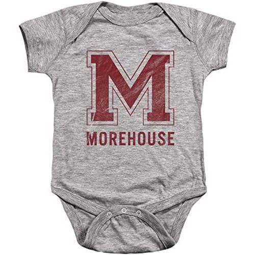 Morehouse College Official Distressed Primary Logo Unisex Infant Snap Suit for Baby