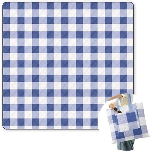 2 in 1 Tote Picnic Blanket Waterproof Outdoor Camping Beach Blanket.