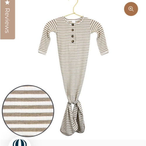 Indy Ribbed Knotted Gown