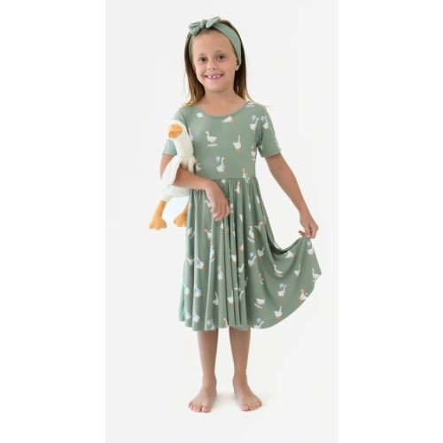 Twirl Dress in Silly Goose