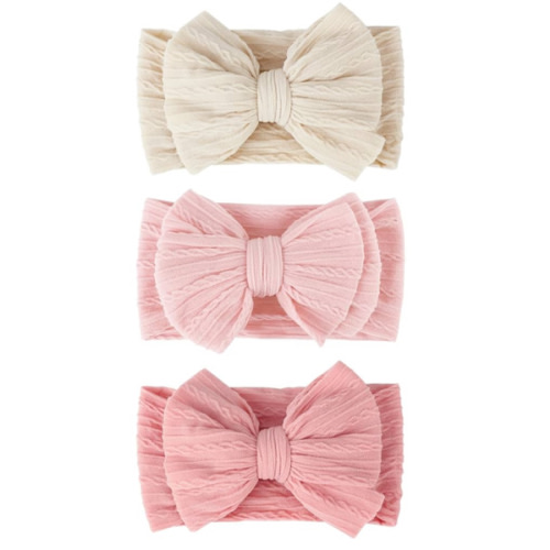 Baby Bows Headbands Nylon Baby Girl Headbands Soft Handmade Hairbands Toddler Hair Accessories for Girls Baby Newborn Infant Kids