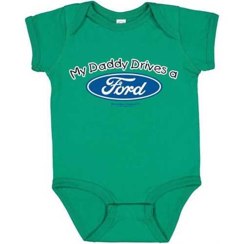 My Daddy Drives a Ford Cars and Trucks Baby Creeper Boys Girls Infant Bodysuit