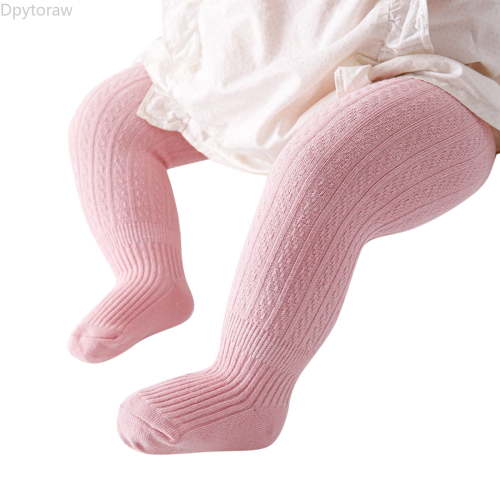 Dpytoraw Baby Girl Tights Thick Cable Knit Leggings Stockings Cotton Pantyhose for Newborn Infant Toddler Size 0-6 Months