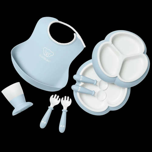 Dinnerware Set, 8 pcs, Powder Blue