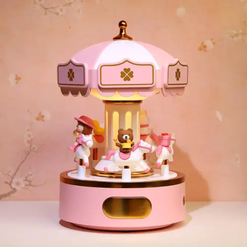 Personalized Carousel Music Box