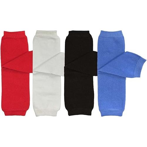 allydrew 4 Pack Baby Leg Warmer Set & Toddler Leg Warmer Set for Boys & Girls
