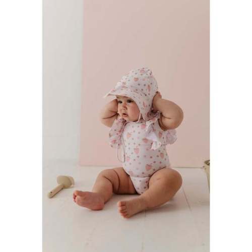 Sun Hat Aqua Grey Stripe - Babysprouts | Maisonette