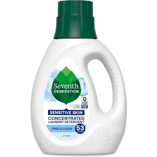 Seventh Generation Concentrated Laundry Detergent Liquid Free & Clear Fragrance Free 40 oz