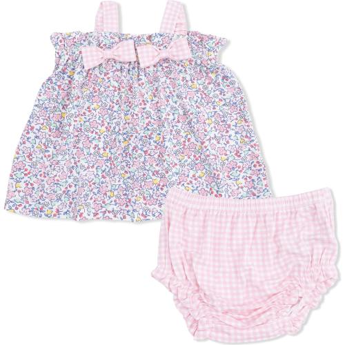 Elizabeth's Garden - Top with Bows and Ruffle Leg Bloomer