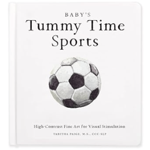 Baby's Tummy Time Sports: High-Contrast Fine Art for Visual Stimulation (Tabitha Paige Children's Book Series)