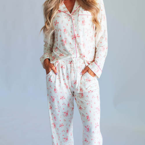 Women's Button Up Set In Quinn