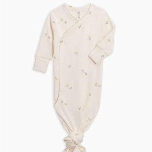 Indy Kimono Gown | Duck / Oat + Chai