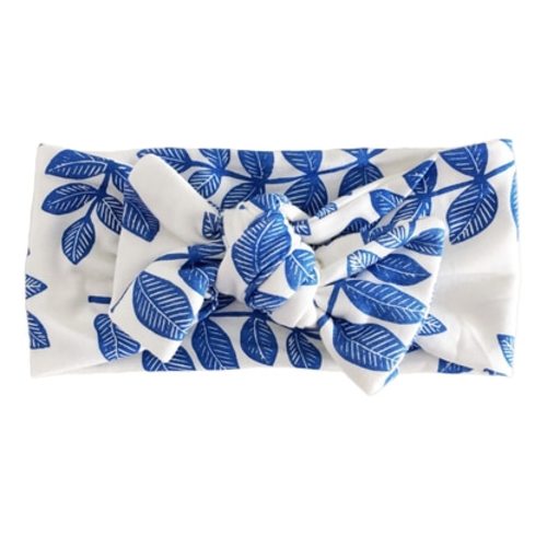 Knot Bow, Indigo Fern