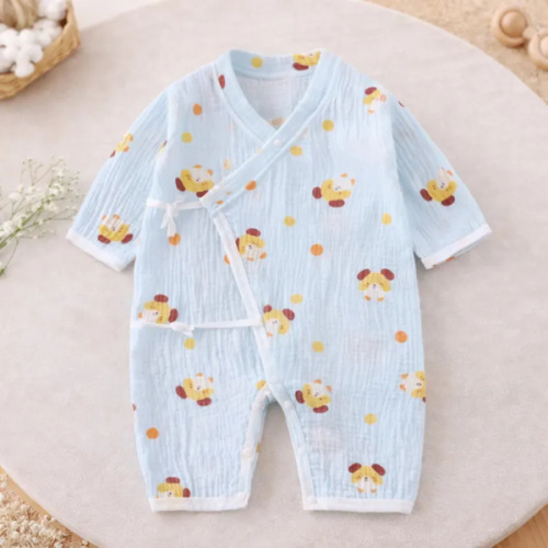 Muslin Baby Kimono Romper