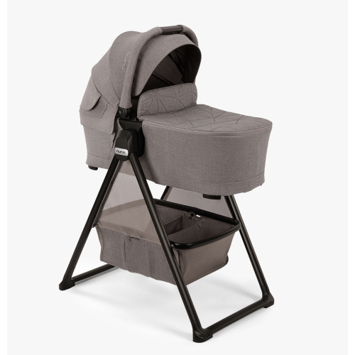 Nuna SWIV™ & TRIV™ Series Bassinet & Stand- Umber color