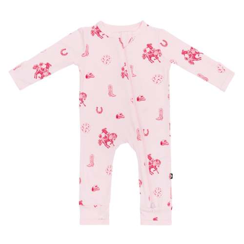 Zippered Romper in Disco Cowgirl