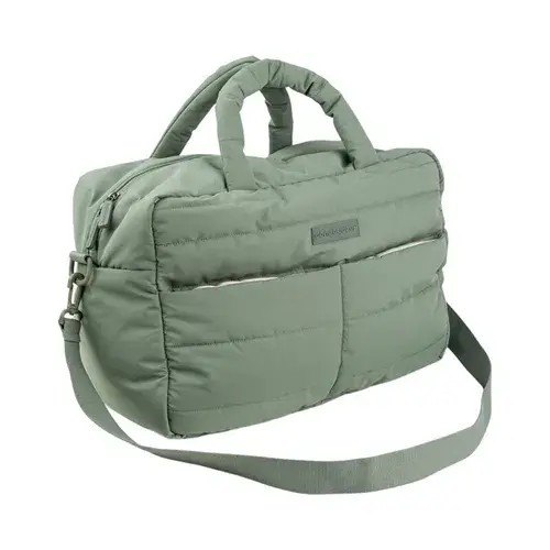 Done By Deer Quilted Changing Bag - Green | Baby Bunting AU