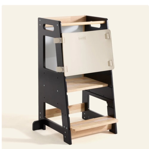 HARPPA Nordo | Safe & Stable Montessori Toddler Kitchen Wooden Tower - Perfect for Cooking & Learning, Counter Helper, Kitchen Tower, Gift for 2 Year Old