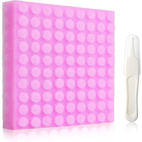Replacement for NozeBot Electric Baby Nasal Aspirator Filters, 90Pcs Baby Nose Cleaner Hygiene Filters with Nose Cleaning Tweezer for Infants and Toddlers Boys Girls (Purple)