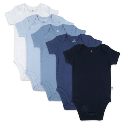 5-Pack Organic Cotton Short Sleeve Bodysuits | Honest Baby Clothing