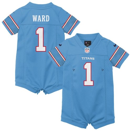 Cameron Ward Tennessee Titans Nike Newborn Romper Game Jersey - Blue