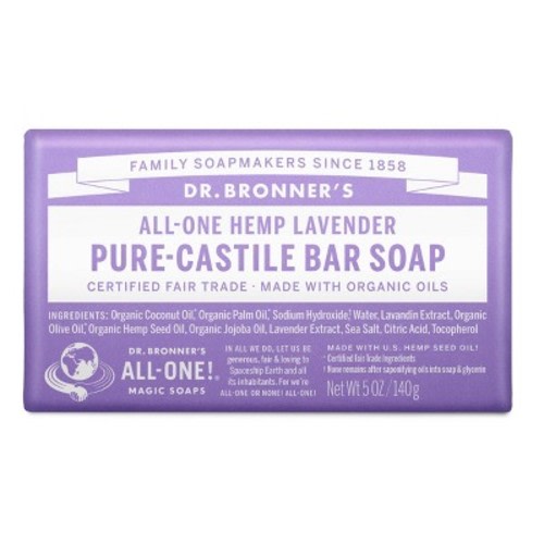 Dr. Bronner's Bar Soap - Lavender - 5oz