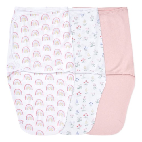 Spring Flowers Easy Swaddle No Zipper 0-3M | aden + anais
